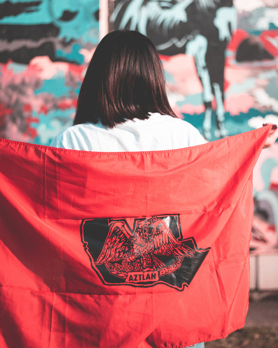 Red Aztlán Flag